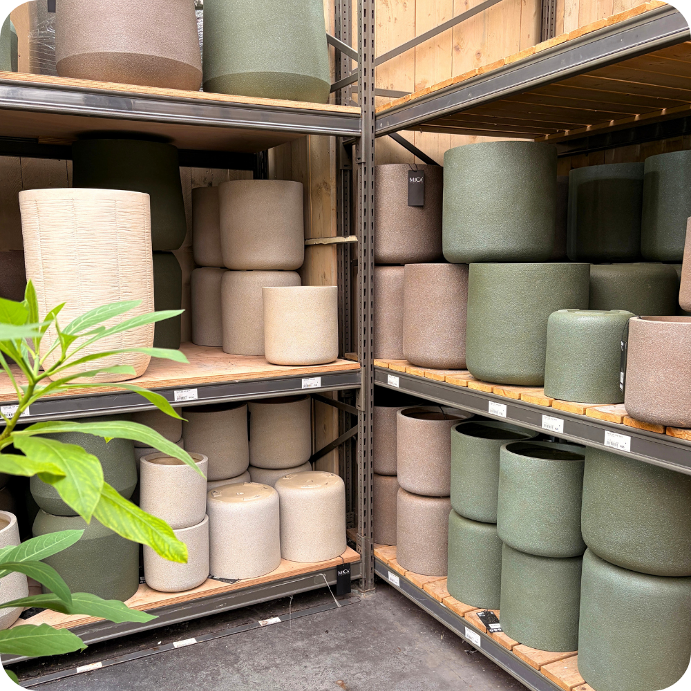 30% korting op buitenpotterie bij tuincentrum Eurofleur!