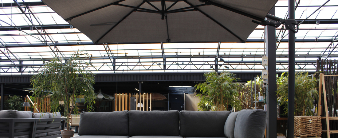 Parasol kopen? Dat doe je bij tuincentrum Eurofleur in Leusden!