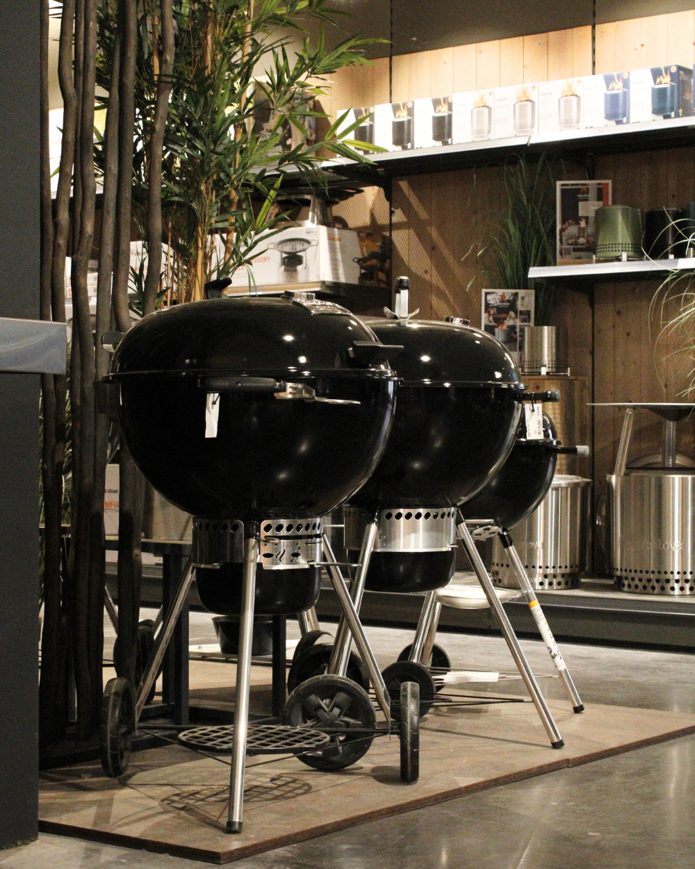 Houtskoolbarbecue aanbieding bij tuincentrum Eurofleur in Leusden