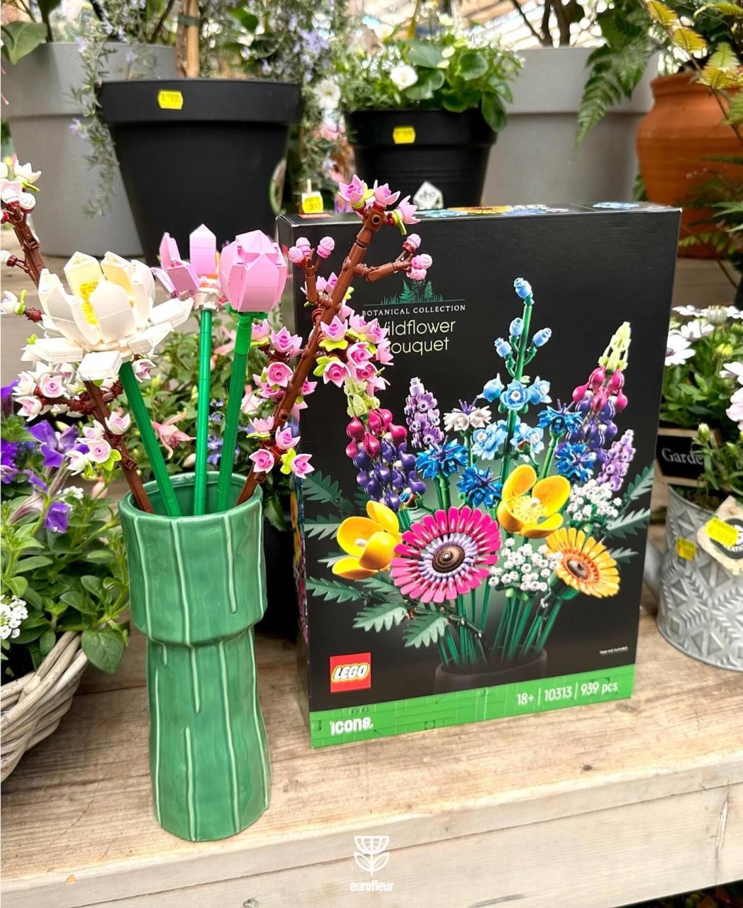 LEGO bloemen koop je bij tuincentrum Eurofleur!