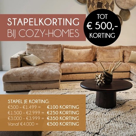 Cozy-Homes stapelkorting!