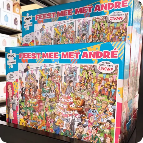 Feest mee met André! Dé puzzel die je niet wilt missen