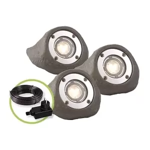 Garden Lights 12v verlichtingsset lapis led grijs - afbeelding 1