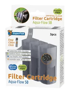 Superfish Aquaflow 50 crystal clear cartridge