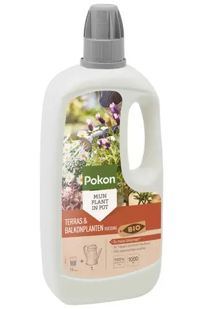 Pokon Bio terras & balkon planten voeding 1000ml - afbeelding 1