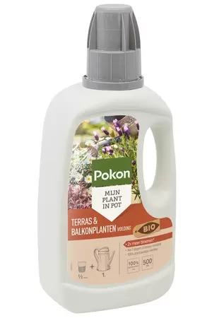 Pokon Bio terras & balkon planten voeding 500ml - afbeelding 1