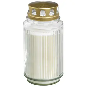 Bolsius Lantaarnglas met deksel - wit