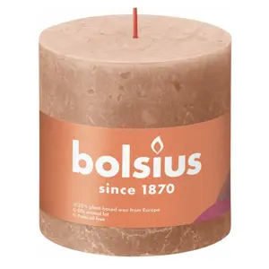 Bolsius Rustiek stompkaars Creamy Caramel - 10 x Ø10 cm