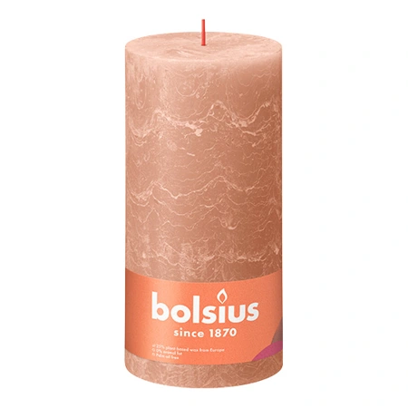Bolsius Rustiek stompkaars Creamy Caramel - 20 x Ø10 cm