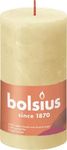 Bolsius Rustiek stompkaars Oat Beige - 13 x Ø6,8 cm