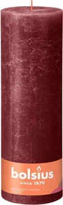 Bolsius Rustiek stompkaars Velvet Red - 30 x Ø10 cm