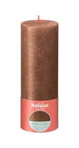 Bolsius Stompkaars Shimmer Copper - 19 x Ø6,8 cm