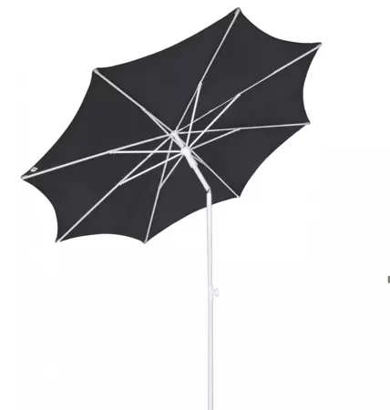 Borek Etoile parasol Ø200 cm zwart