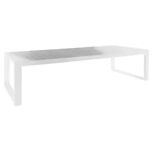 Borek Vitoria tuintafel aluminium - 300x100x75cm - wit