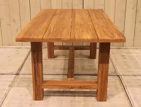Cento tafel 180x200x75 cm natural teak - afbeelding 1