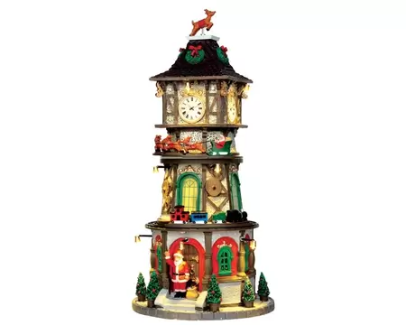Lemax Christmas clock tower - with 4.5v adaptor