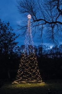 Coen Bakker Lichtboom met ster en 836 ledlampjes - 500 cm