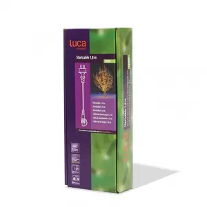 Luca Lighting connect xp startkabel l180cm - zwart