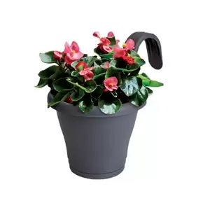 elho Corsica easy hanger singel 19 cm antraciet