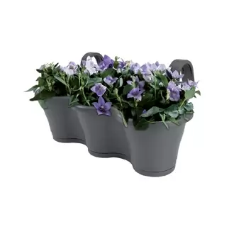 elho Corsica easy hanger trio 53 cm antraciet