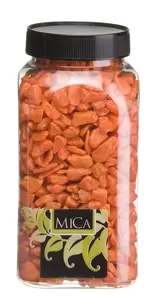 Deco steentjes 1kg oranje