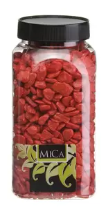 Deco steentjes 1kg rood