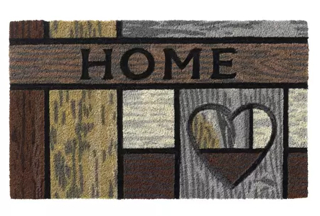 Hamat Deurmat Ruco Style Wooden Heart 45x75 cm