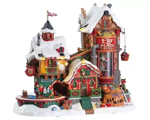 Lemax Elf made toy factory - inclusief adapter