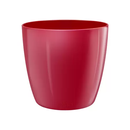 elho pot brussels diamond rond d20 cm lovely red