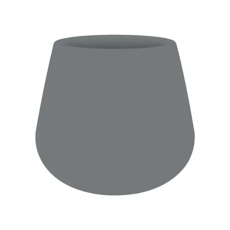 elho pure cone 55cm - concrete grey