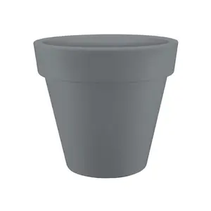 elho pure round 40cm - concrete grey