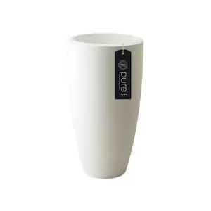 elho pure soft rond hoog d30 cm white