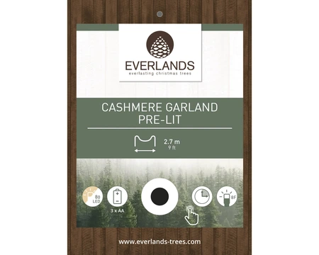 Everlands guirlande Cashmere LED - 270cm - afbeelding 4