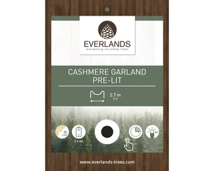 Everlands guirlande Cashmere LED - 270cm - afbeelding 4