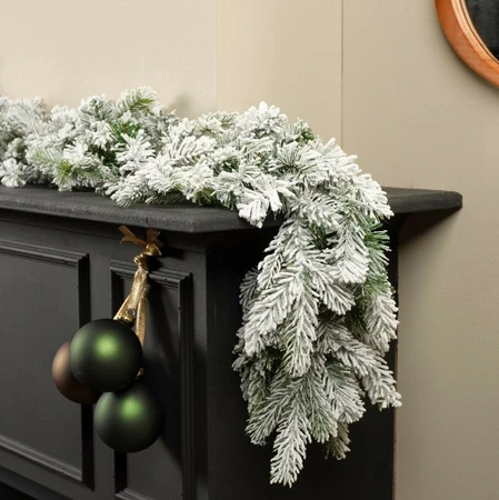 Everlands guirlande Grandis snowy - 270cm - afbeelding 3