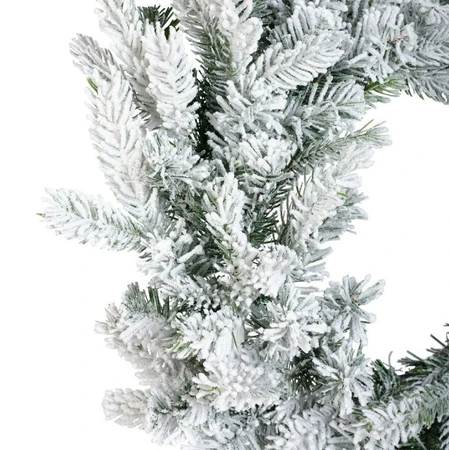 Everlands kerstkans Grandis snowy - ⌀50cm - afbeelding 2
