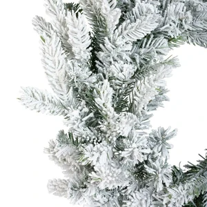 Everlands kerstkans Grandis snowy - ⌀50cm - afbeelding 2