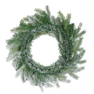 Everlands kerstkans Grandis snowy - ⌀50cm - afbeelding 4