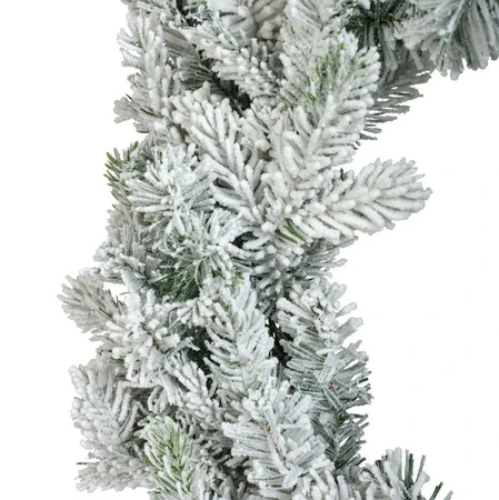 Everlands kerstkans Grandis snowy - ⌀80cm - afbeelding 2