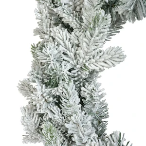Everlands kerstkans Grandis snowy - ⌀80cm - afbeelding 2