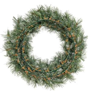 Everlands kerstkrans Cashmere LED - ⌀63cm - afbeelding 2