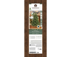 Everlands kunstkerstboom Alba fir LED 1700 lampjes - 180cm - afbeelding 2