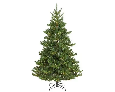 Everlands kunstkerstboom Alba fir LED 1700 lampjes - 180cm - afbeelding 1