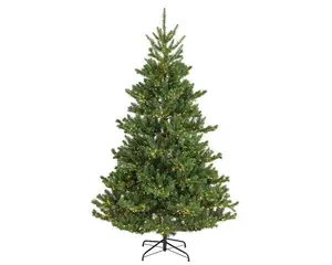 Everlands kunstkerstboom Alba fir LED 1700 lampjes - 180cm - afbeelding 1