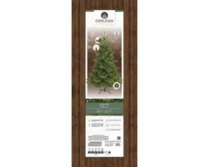 Everlands kunstkerstboom Alba fir LED 2400 lampjes - 210cm - afbeelding 6