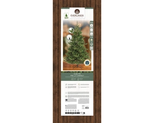 Everlands kunstkerstboom Alba fir LED 3100 lampjes - 240cm - afbeelding 2