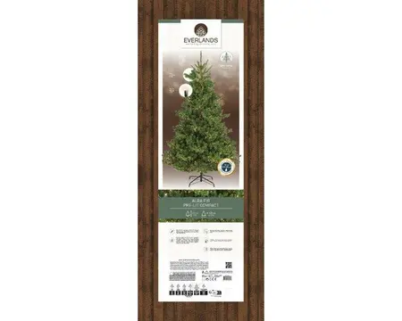 Everlands kunstkerstboom Alba fir LED 3100 lampjes - 240cm - afbeelding 2