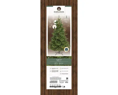 Everlands kunstkerstboom Alba fir LED 3100 lampjes - 240cm - afbeelding 6