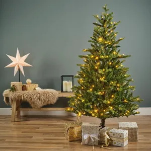 Everlands kunstkerstboom Alison pine LED 430 lampjes - 210cm - afbeelding 5