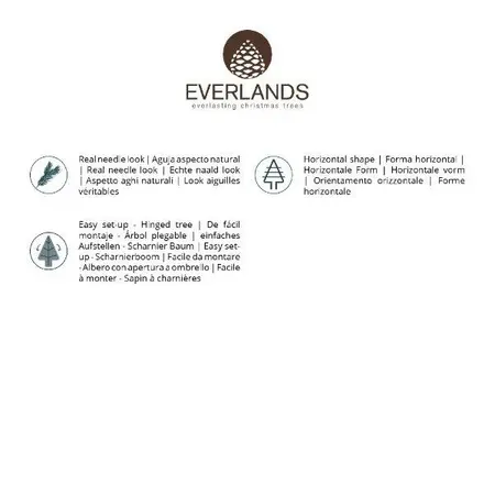 Everlands kunstkerstboom Allison Pine - 210cm - afbeelding 9